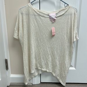 NWT Romeo & Juliet Couture Gold Shirt Small